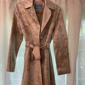 Nine West Beige Floral Coat